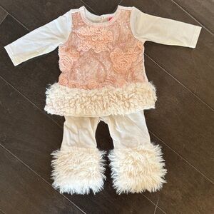 Milly Minis Blush and Ivory Kids Ensemble